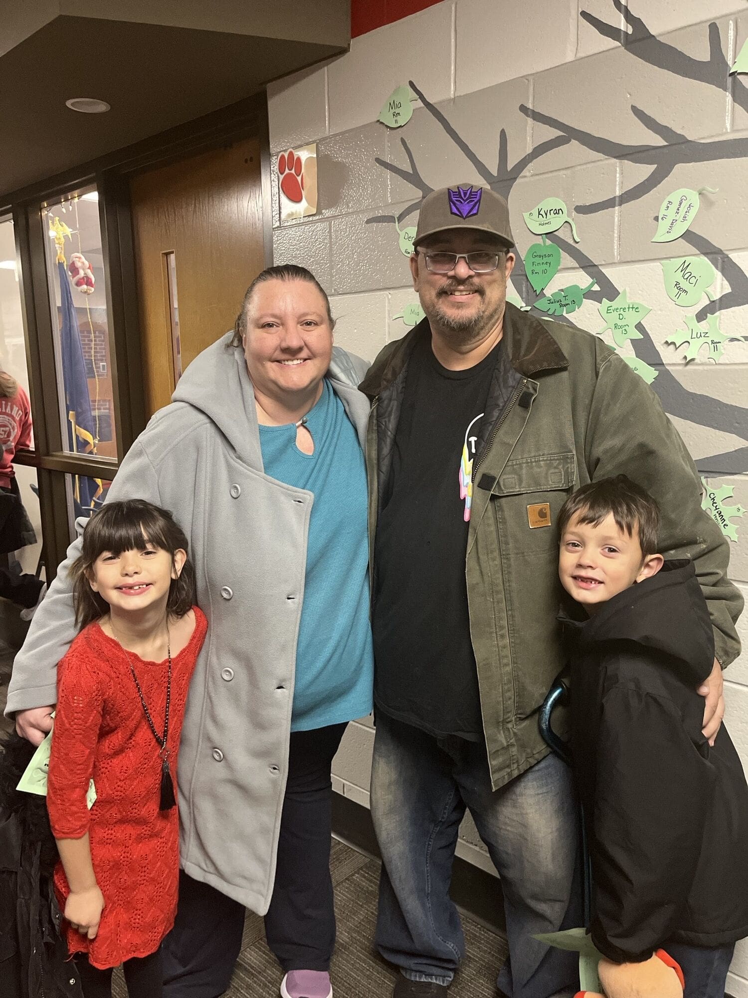 ABS VisionAries_Heather w/ husband and grandkids VisionAries Spotlight, Heather Irwin, posing with her husband, Shaun, and their two grandchildren.