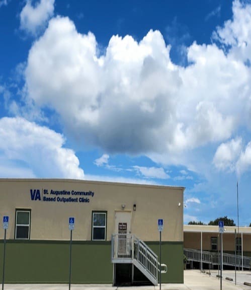 abs-2025-10-modular-clinic An exterior shot of the St. Augustine Community Based Outpatient Clinic, one of Aries’ projects that displays their capabilities for modular buildings for schools and healthcare.